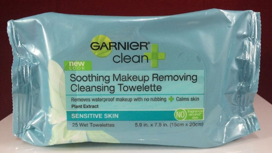 Khăn Tẩy Trang Garnier Soothing Makeup Removing Cleansing Towelettes